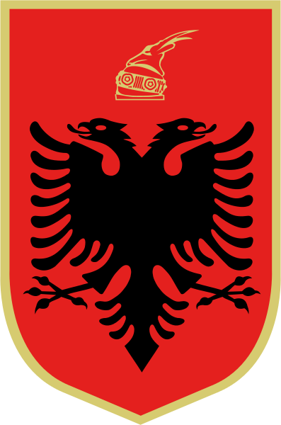 Гербът на Албания