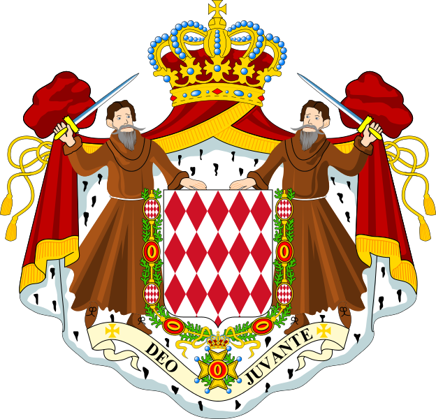 Гербът на Монако