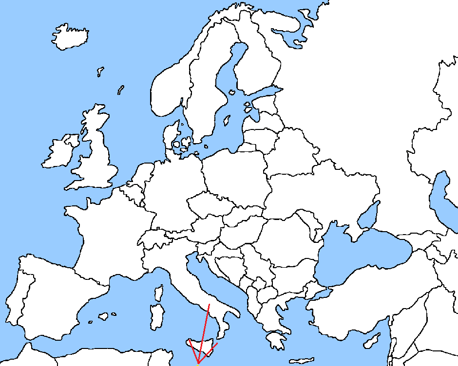 Карта на Малта